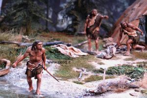 Accampamento neandertaliano: particolare